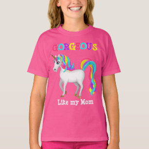 Underbart som Mamma Unicorn Girl T Shirt
