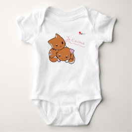 Underbart sött kattungebaby-bodysuit t shirt