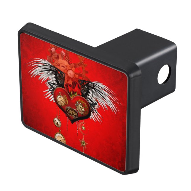 Underbart steampunk hjärta dragkroksskydd (Topp Höger)