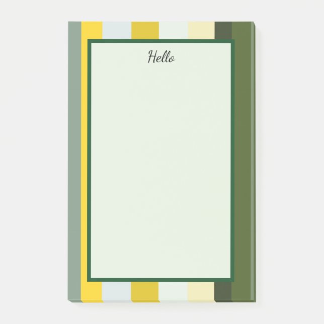 Underbart stort meddelande post-it block (Framsida)