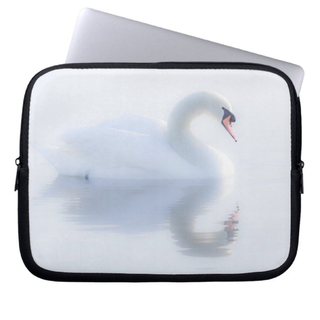 Underbart Svan Laptop sleeve (Framsidan)