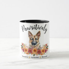 Underbart Tacksam Tacksam Salig Söt Hund Mugg