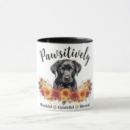 Underbart Tacksam Tacksam Salig Söt Hund Mugg