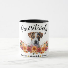 Underbart Tacksam Tacksam Salig Söt Hund Mugg