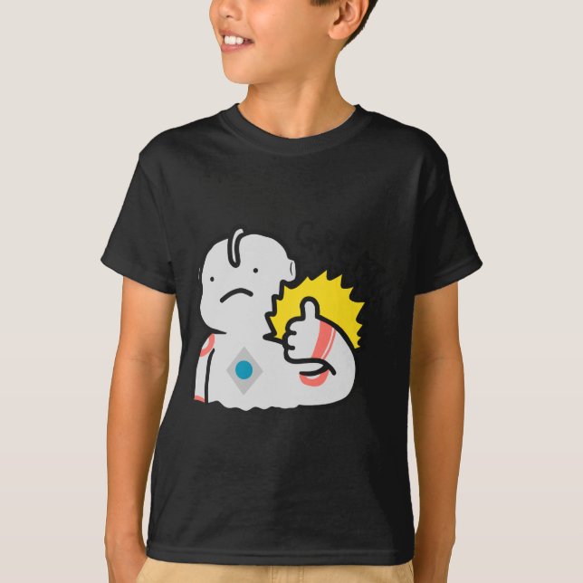 Underbart!! Ultraman klotter T-shirt (Framsida)