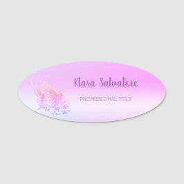 Underbart Underbar Fantastisk Butterfly Namn brick Namnbricka