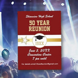 Underbart val! Postkort för klass Reunion Inbjudan