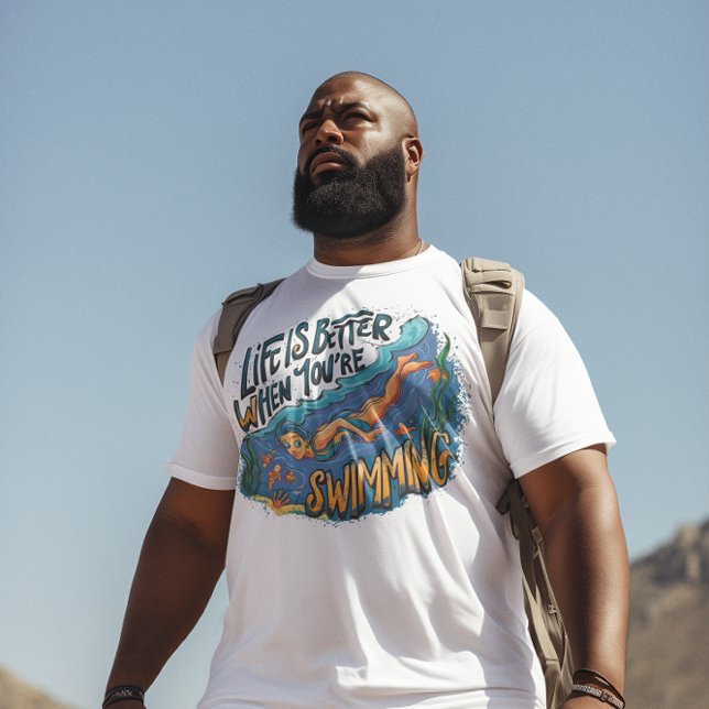 Underbart Vatten Dance bättre när du simmar T Shirt (Skapare uppladdad)