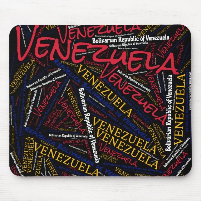 Underbart Venezuela Flagga Färg Patriotic Musmatta (Framsidan)