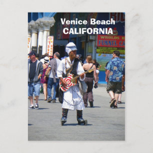 Underbart Venice Beach-vykort! Vykort