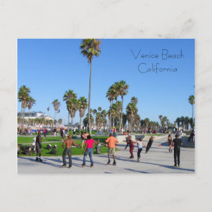 Underbart Venice Beach-vykort! Vykort