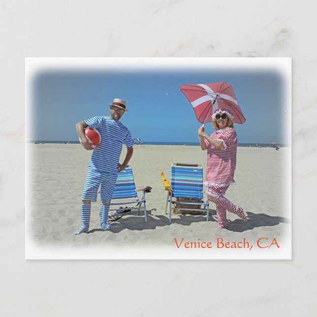 Underbart Venice Beach-vykort! Vykort (Framsida)