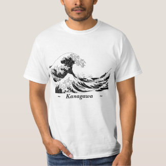 "Underbart vinka" T-tröja, svartvitt format L T-shirt