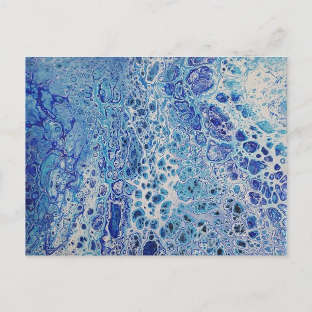 Underbart vykort för havsvåg (Framsida)