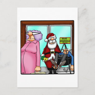 Underbart vykort för Humor i jul