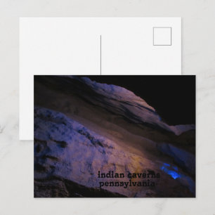 Underbart vykort för indianska grottor