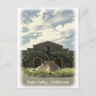 Underbart vykort för Napa Valley!