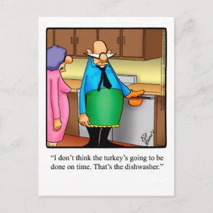 Underbart vykort för Thanksgiving Humor