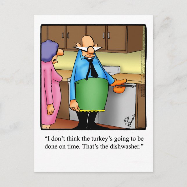 Underbart vykort för Thanksgiving Humor (Framsida)
