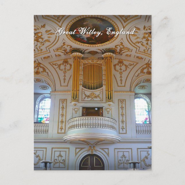 Underbart vykort från Witley Church, Storbritannie (Framsida)