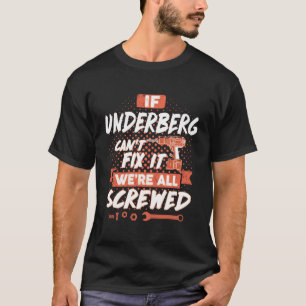 UNDERBERG Namn, UNDERBERG-familjen namn vapensköld T Shirt