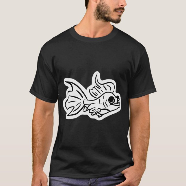 Underbett dum fisk t shirt (Framsida)