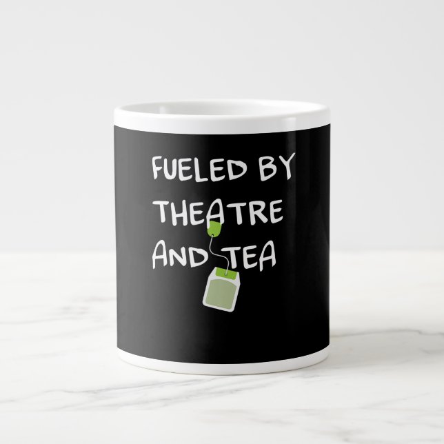 Underblåst av Atre och Tea Musical Acter Acter Act Jumbo Mugg (Framsidan)