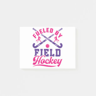 Underblåst av Fält Hockey Cute Player Team Post-it Block
