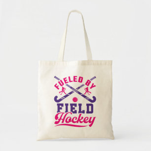 Underblåst av Fält Hockey Cute Player Team Tygkasse