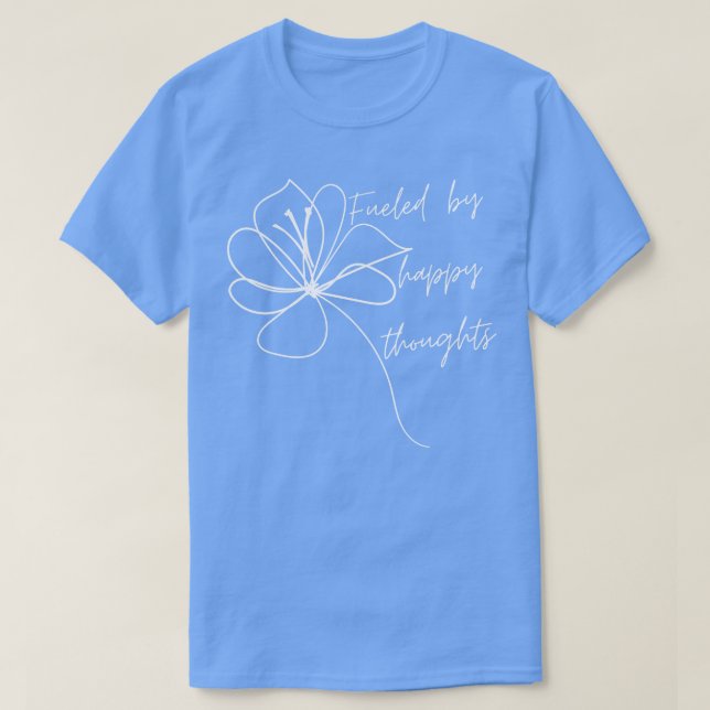 Underblåst av Lycklig Tankar Vackert inspirationsk T Shirt (Design framsida)