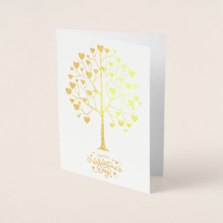 Underblommad Hjärtträd, Kommer Du Att Vara Min På  Folierat Kort