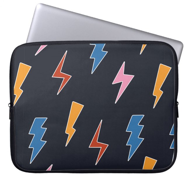 Underbultar sömlösa mönster,hand plockade-blixt laptop fodral (Framsidan)