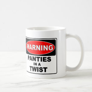 UNDERBYXOR I EN VRIDNING KAFFEMUGG