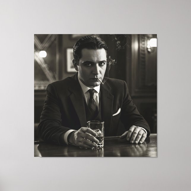 Undercover Detektiv, 1920-talet av Natasha Us Canvastryck (Framsida)