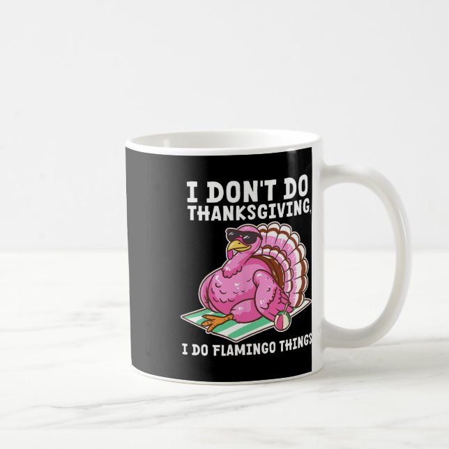 Undercover Turkey Thanksgiving T-shirts Jag Gör In Kaffemugg (Höger)