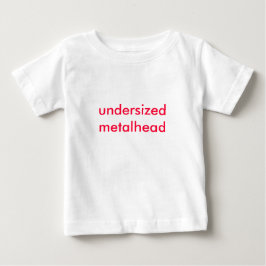 underdimensionerad metalhead tee