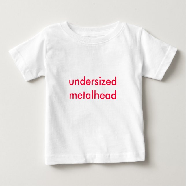 underdimensionerad metalhead tee (Framsida)
