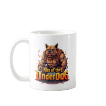 Underdog-munstycke – Motiverande kaffemug