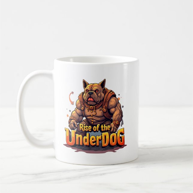 Underdog-munstycke – Motiverande kaffemug Kaffemugg (Vänster)