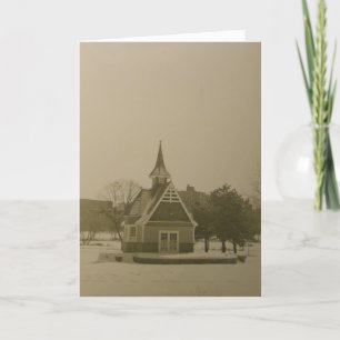 "Underexponerade julkortet William Berry House" Kort