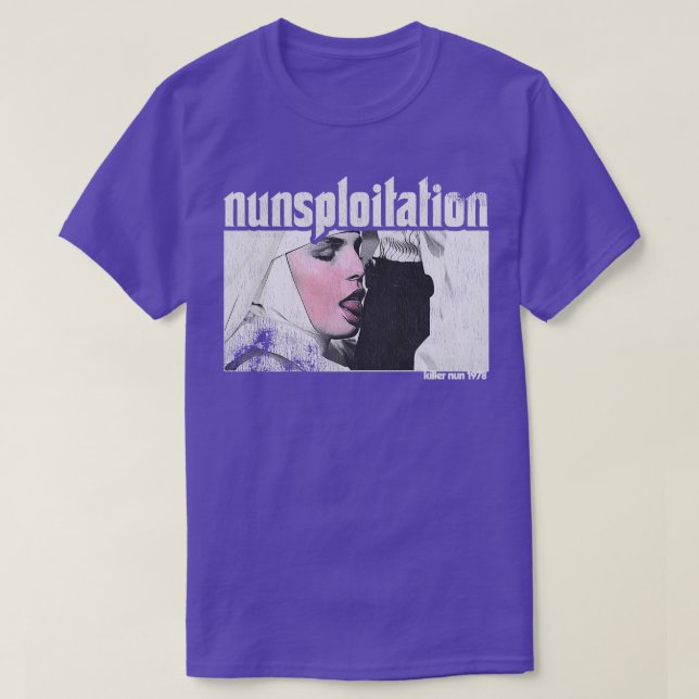 Underfilm för Nunsploitation 70 Stil T Shirt (Design framsida)