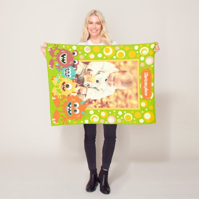 Underfoto för cute-personlig fleecefilt (På plats)