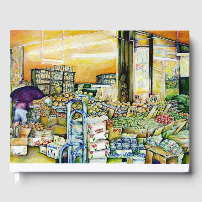 Undergrävande av konstnärlig konfektion gästböcker (Framsida)