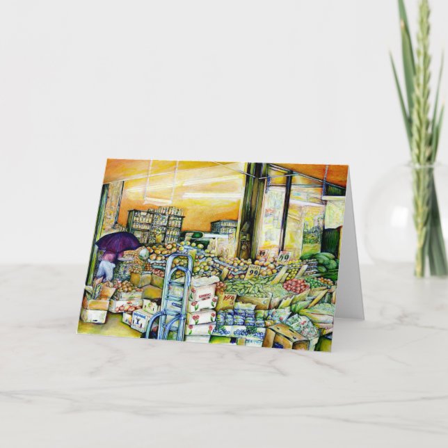 Undergrävande av konstnärlig konfektion helgkort (Framsida)