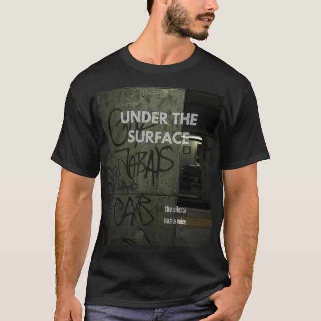 Underground Chaos Streetwear Black Unisex T-shirt (Framsida)