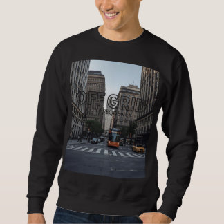 Underground Off Sweatshirt Streetwear Svart Män
