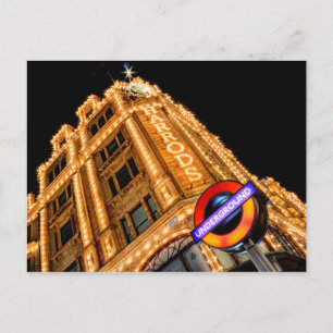 Underground på Harrods Vykort