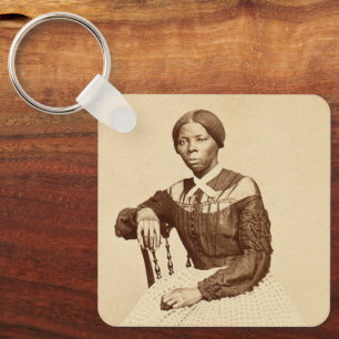 Underground Railroad abolitionist Harriet Tubman Nyckelring