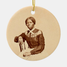 Underground Railroad-abolitionisten Harriet Tubman Julgransprydnad Keramik
