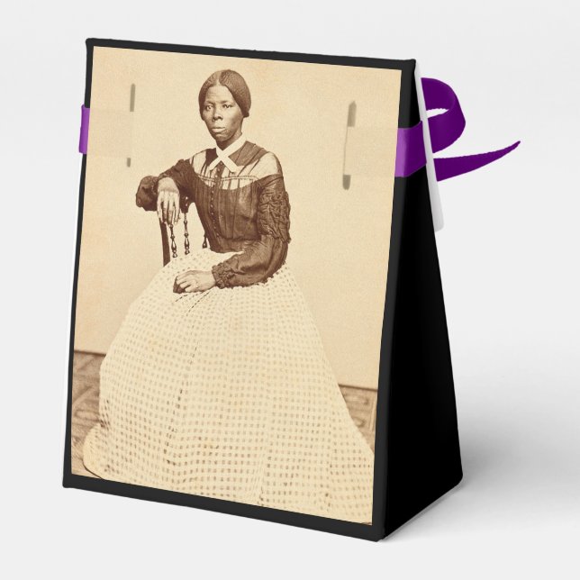 Underground Railroad-abolitionisten Harriet Tubman Presentaskar (Baksidan Sidan)